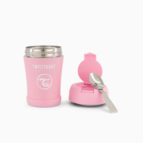 Twistshake Tasse D'Apprentissage Mini Cup 230ml Gris Pastel +4