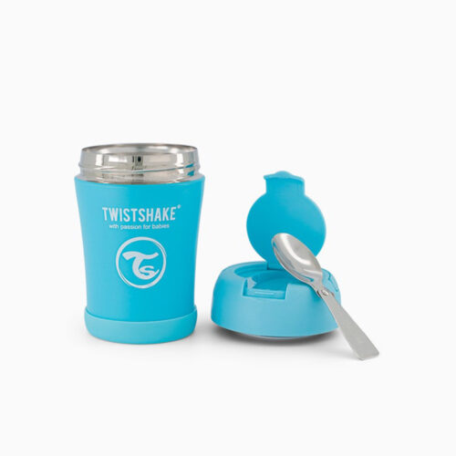 Vaso Twistshake Straw Cup 360ml Pastel Blue - 1 UN
